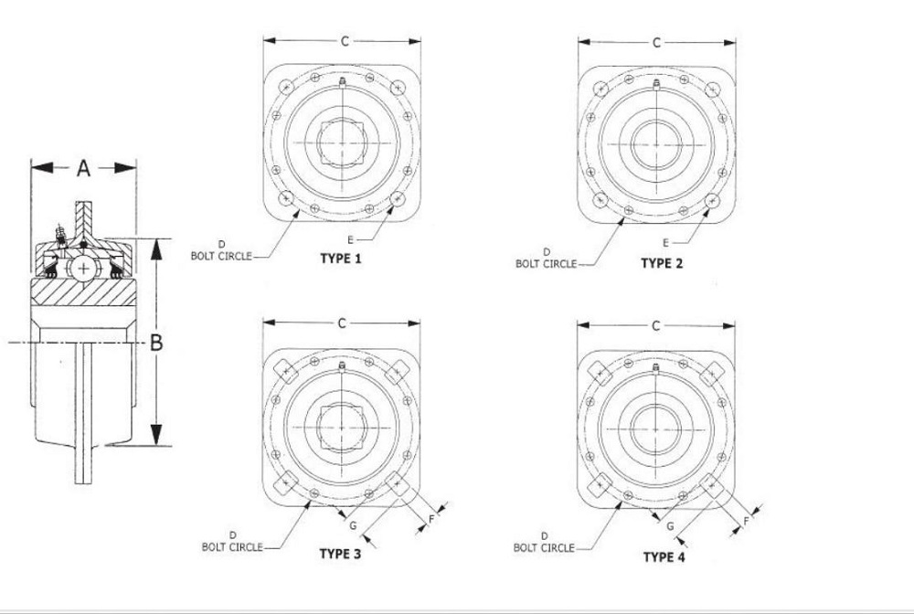 Custom Agricultural Machinery Bearings